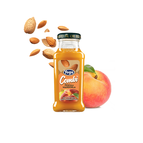 SUCCO PESCA E MANDORLA YOGA 12 PZ DA 200 ML