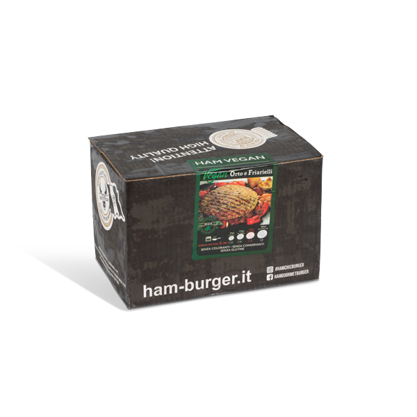 HAMBURGER VEGANI ORTO E FRIARIELLI 18 PZ DA 150 GR