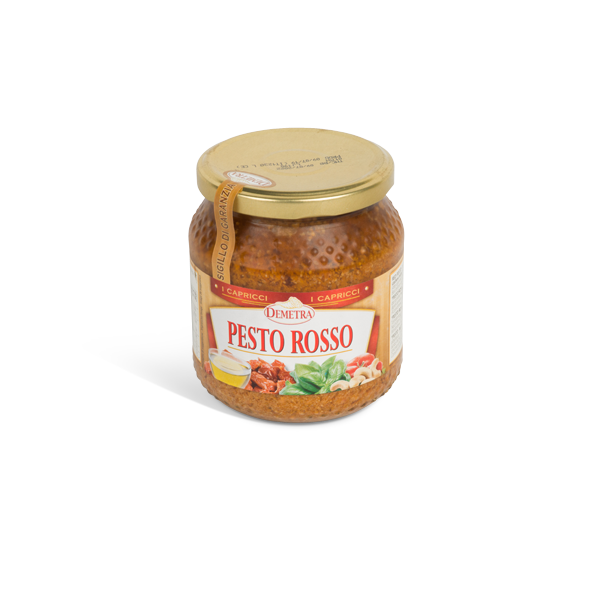 CREMA DI PESTO ROSSO DA 540 GR DEMETRA