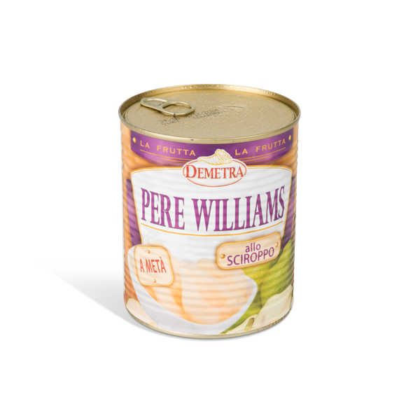 PERE WILLIAM A META’ IN SCIROPPO DA 820 GR  DEMETRA