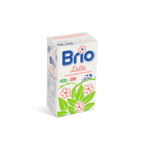 LATTE PARZIALMENTE SCREMATO BRIO UHT DA 1 LT