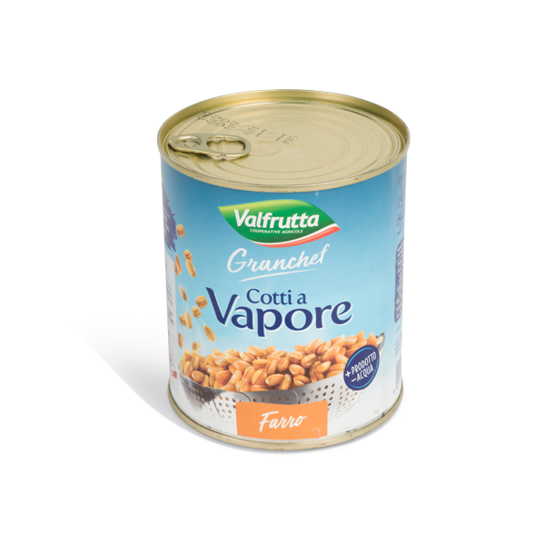 FARRO COTTO AL VAPORE VALFRUTTA DA 530 GR