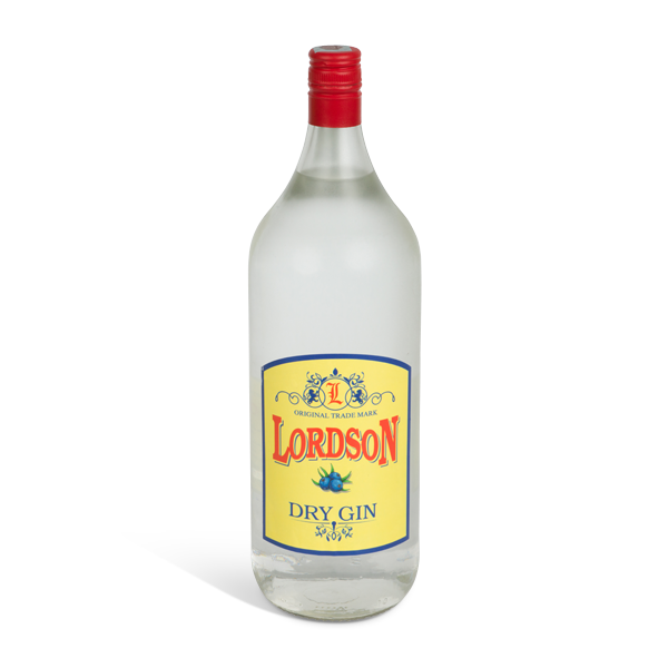 GIN LORDSON DA 200 CL CON GRADO ALCOLICO AL 38%