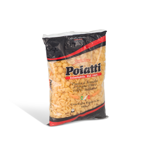 CONCHIGLIE RIGATE N.36 POIATTI SPA DA 1 KG