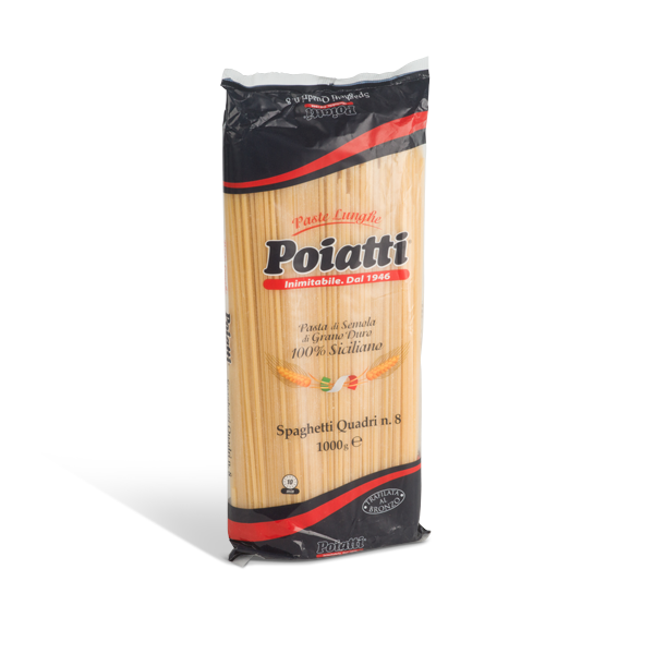 SPAGHETTI QUADRI N.8 POIATTI SPA DA 1 KG