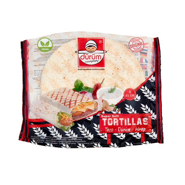 TORTILLAS DURUM 18 PZ DA 25B GR (HALAL)