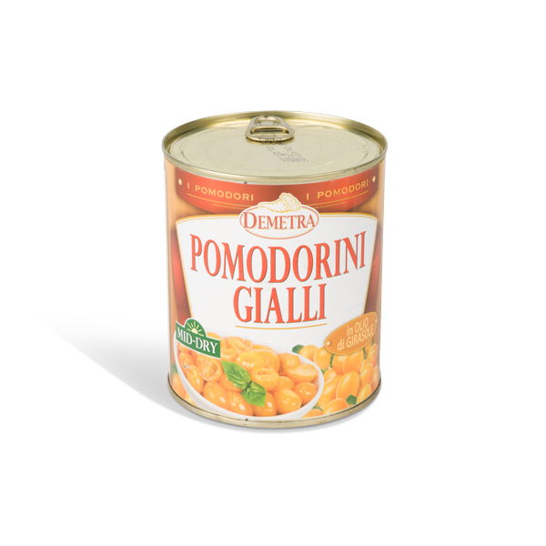 POMODORINI GIALLI MID-DRY DEMETRA DA 750 GR