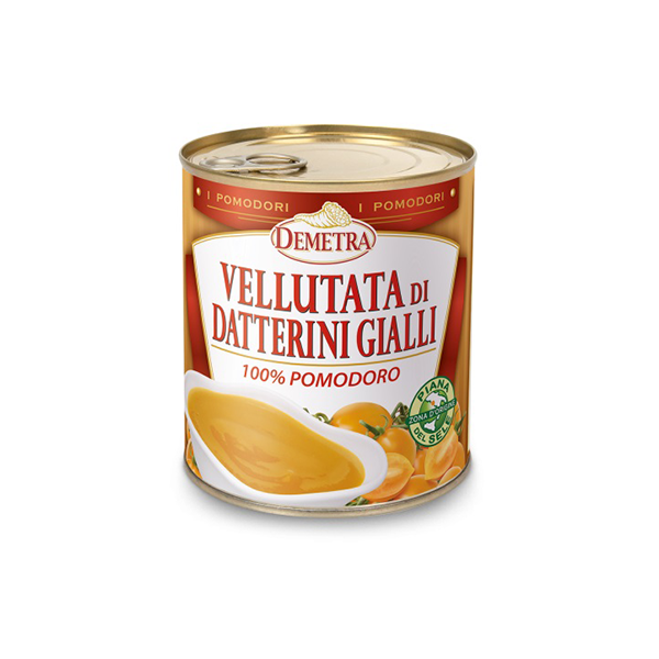 VELLUTATA DI DATTERINI GIALLI  DEMETRA DA 800 GR