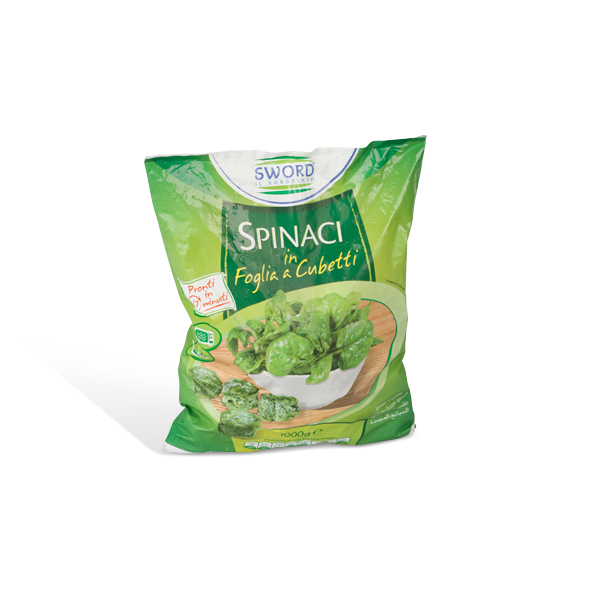 SPINACI A CUBETTI DA 1 KG