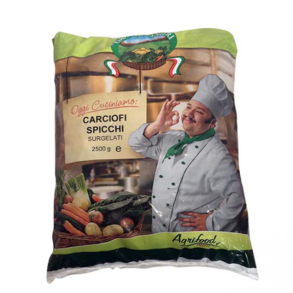 CARCIOFI CONGELATI  A SPICCHI DA KG 2,5