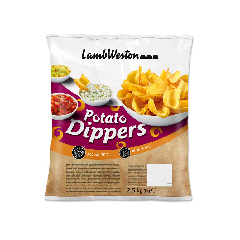 PATATINE POTATO DIPPERS DA 2,5 KG LAMB WESTON